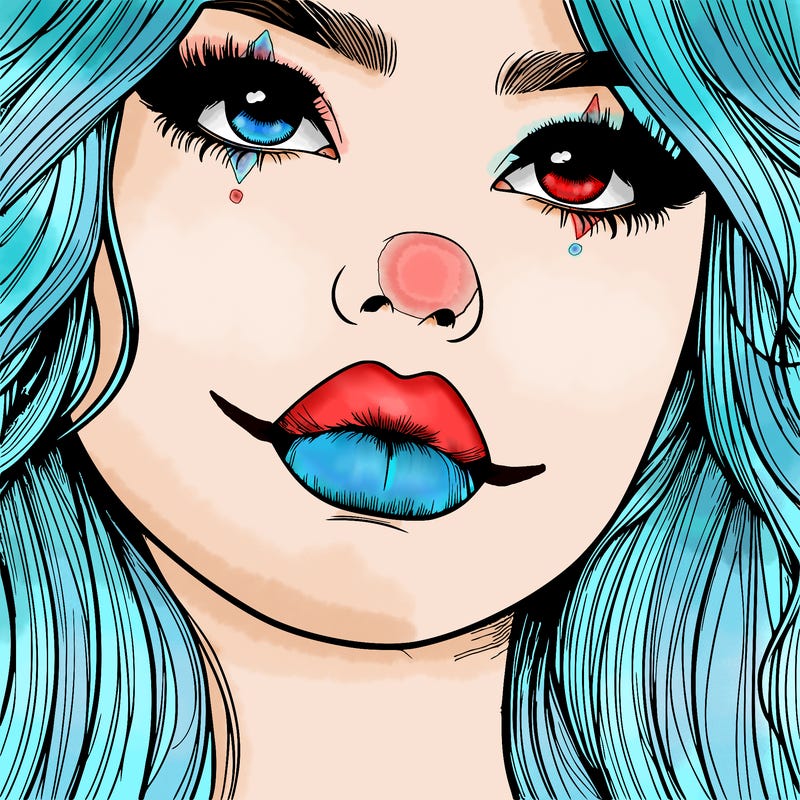 really realistic girl with lips