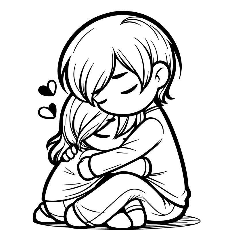 hugging