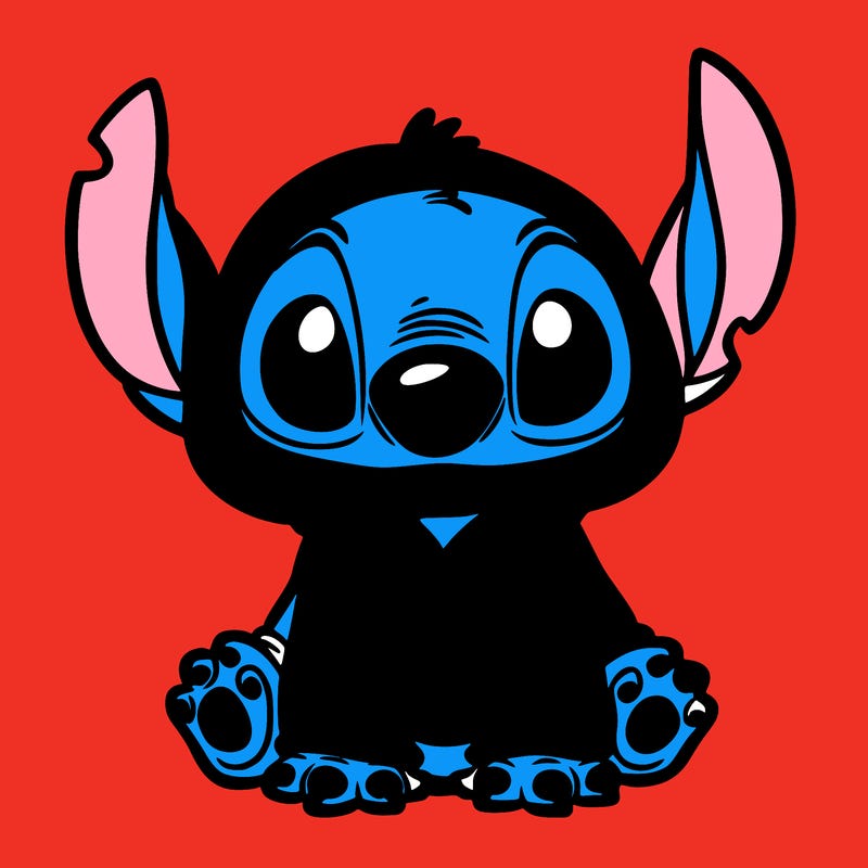 stitch in a dog costume
