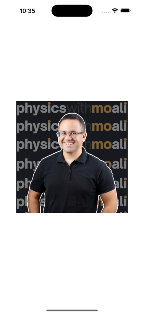 Physics With Mo ali - Retrato de Mohammed Ali, profesor de Física certificado por Cambridge y tutor.