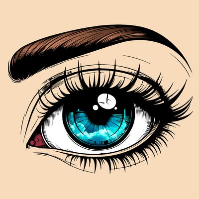 realistic eye