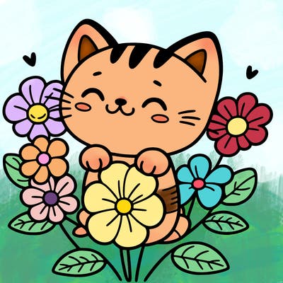 cat flowers