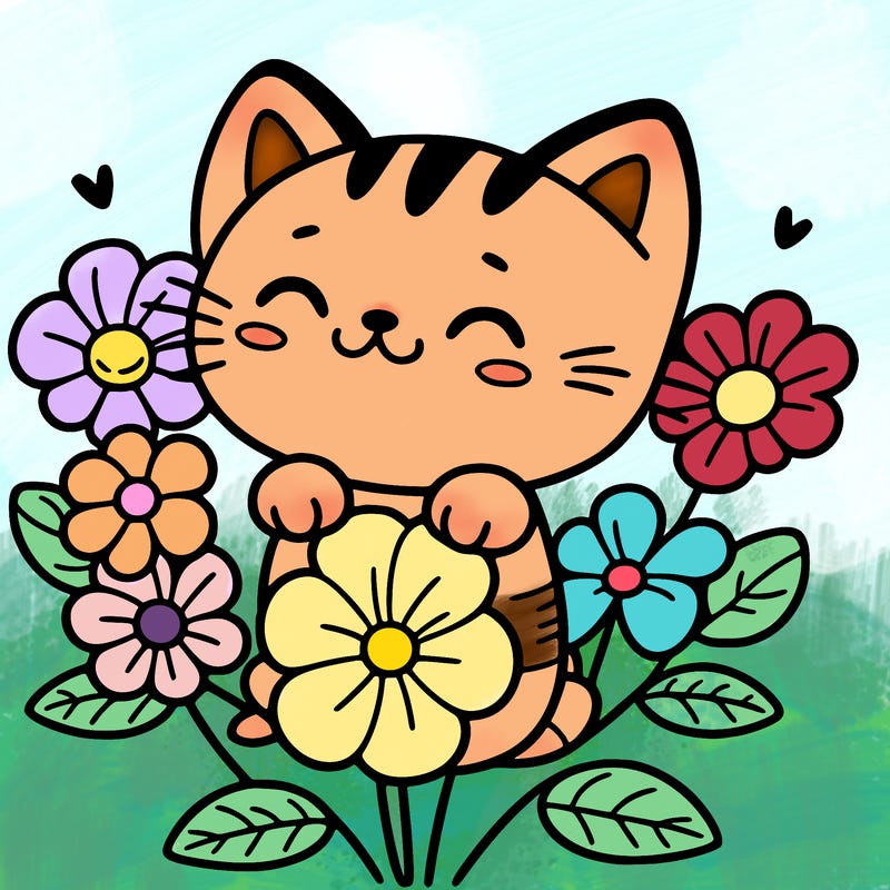 cat flowers