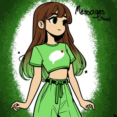 girl in a cute crop top