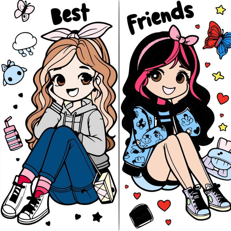 best friends girls