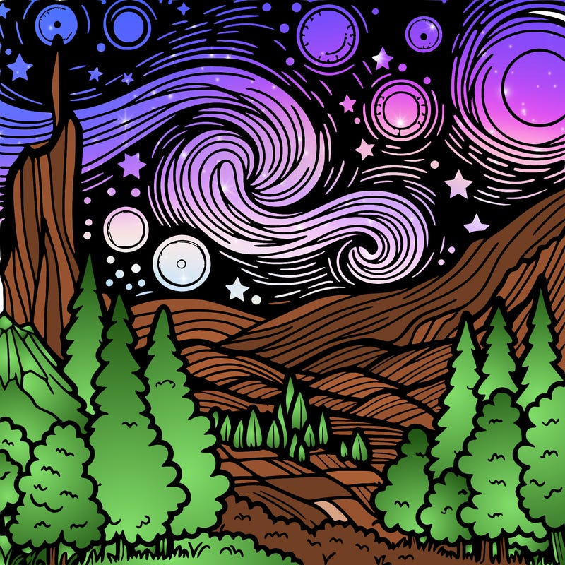 starry night serenity