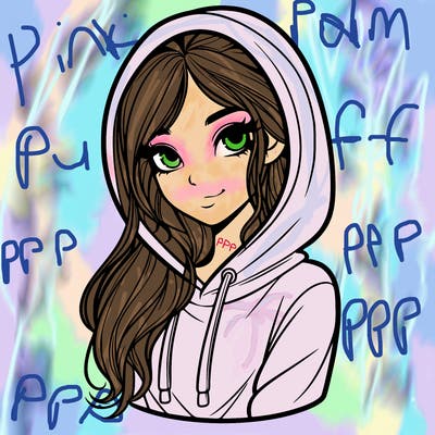 beautiful girl in a hoddie