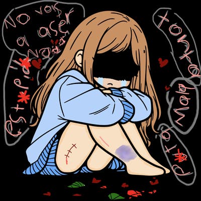 a girl after a breakup