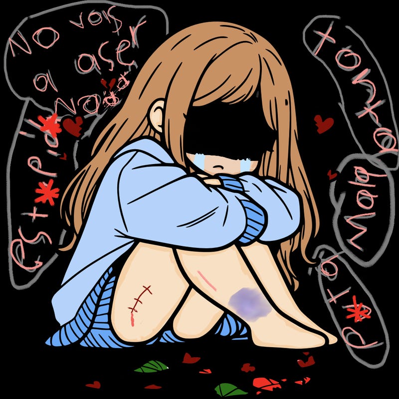 a girl after a breakup