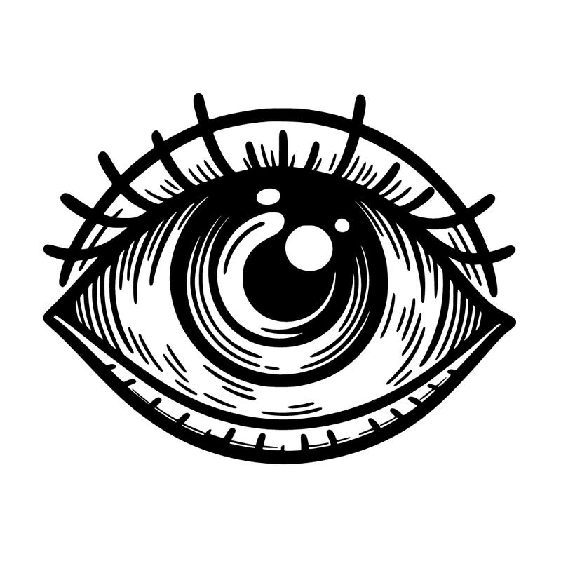eye seen up close