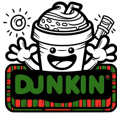 dunkin sign