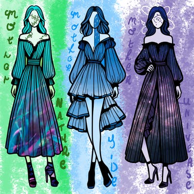 fashion models dresses