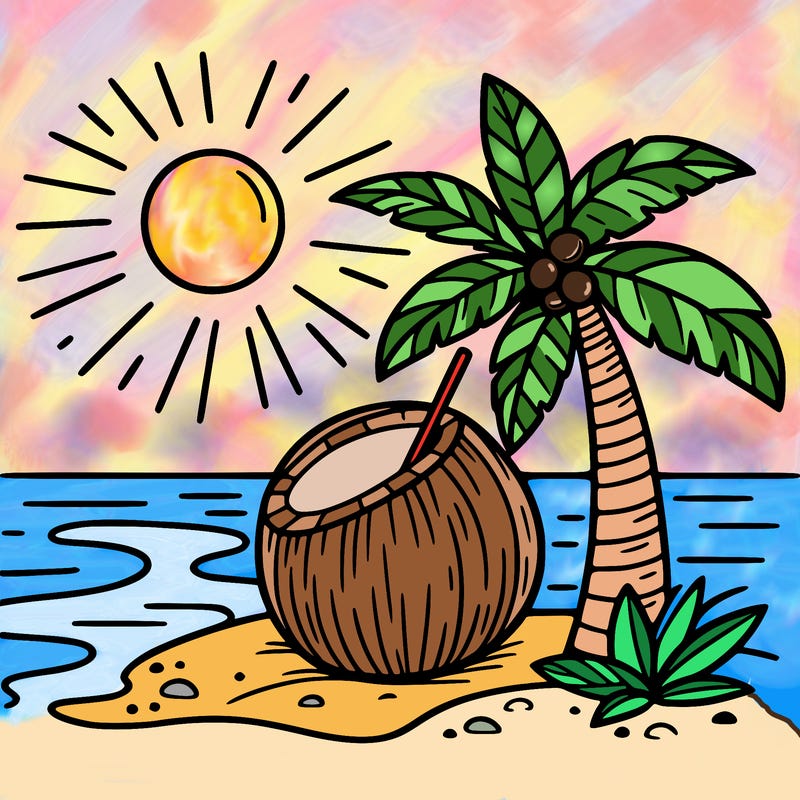 summer  coconut