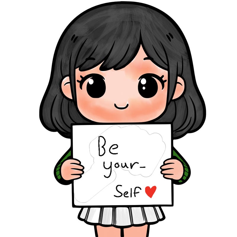 girl holding blank piece of paper