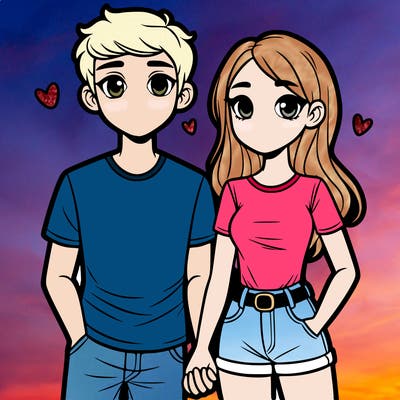 boyfriend and girlfriend