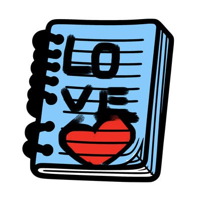 blank notebook lines