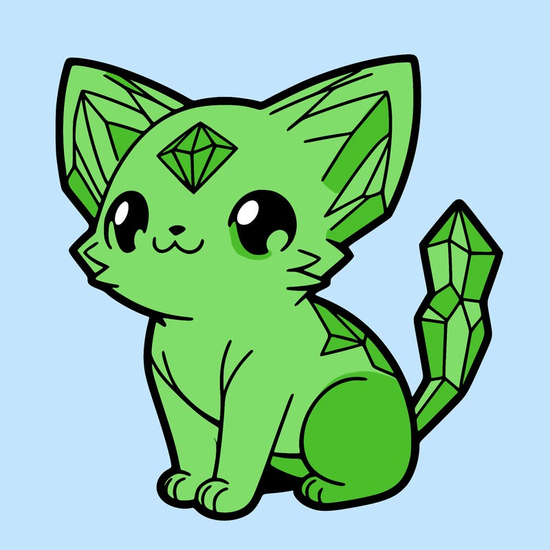 crystal kitten