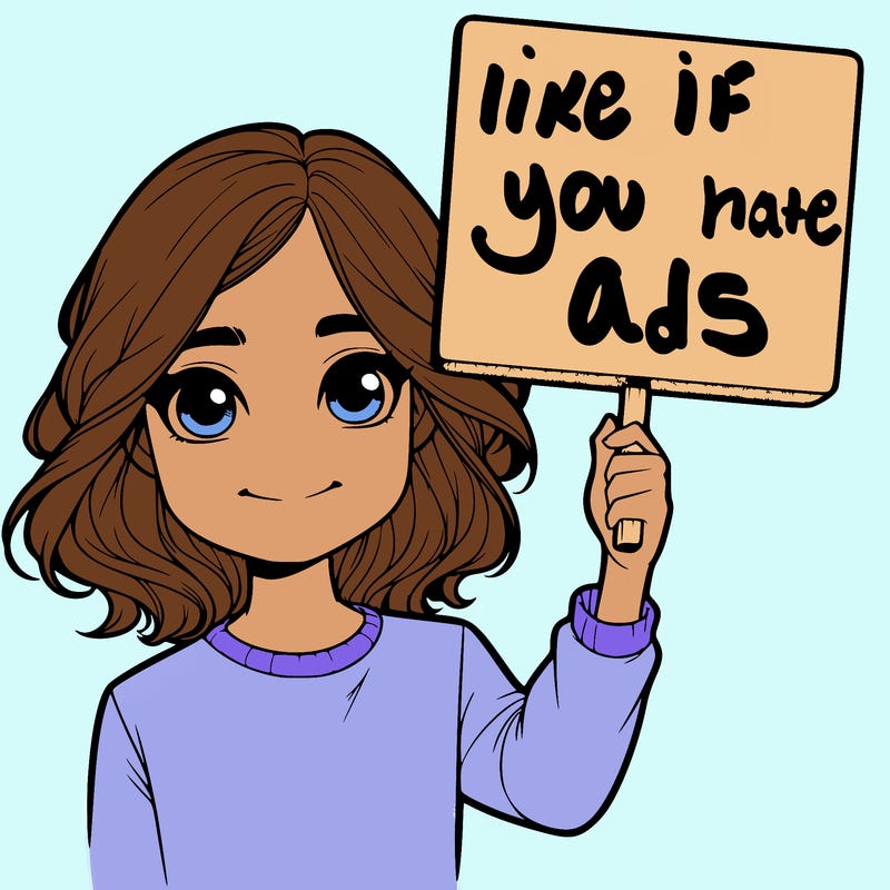 realistic girl holding up a sign