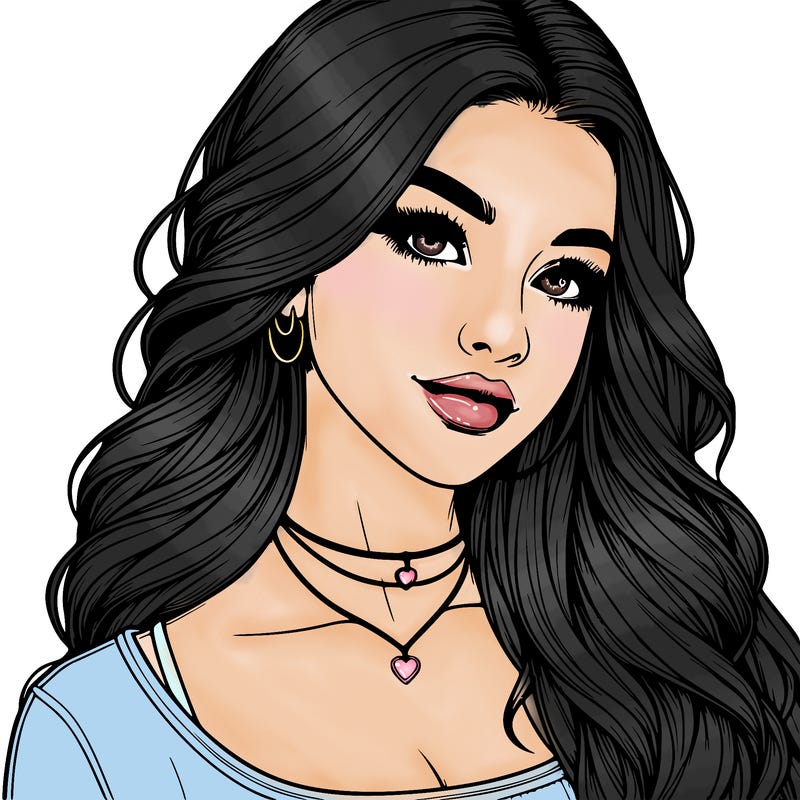 detailed realistic girl