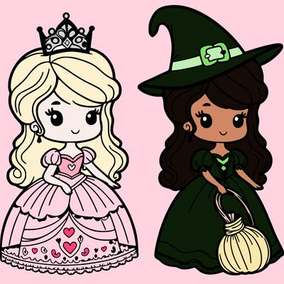 princess as a witch