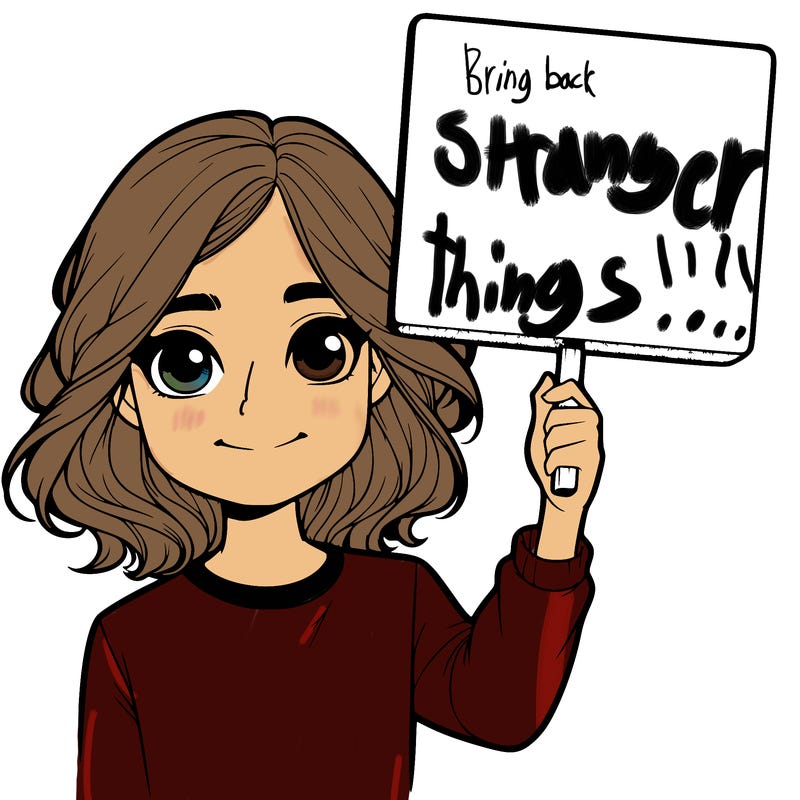 realistic girl holding up a sign