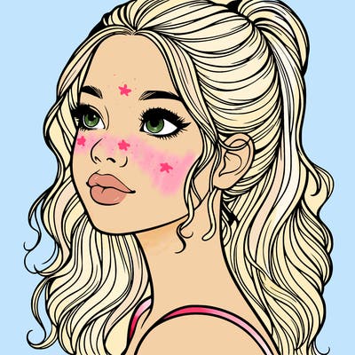 beautiful realistic girl