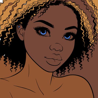 realistic black girl