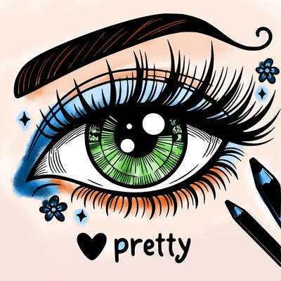 pretty eye