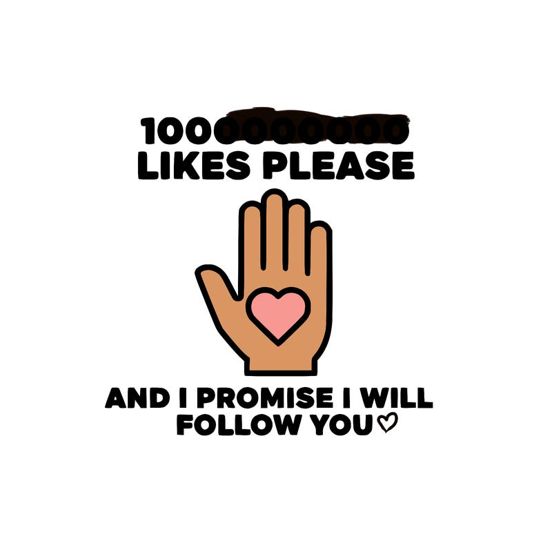 100000000000 likes please and i promise i will follow you
