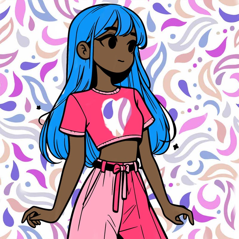 girl in a cute crop top