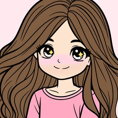 a 12 year old girl with long hair