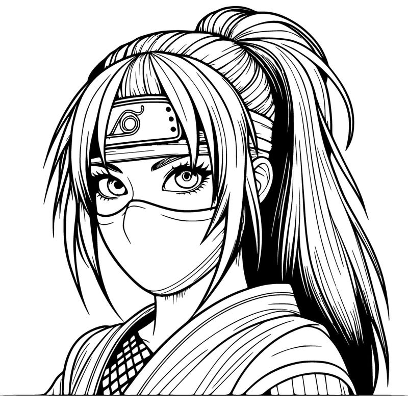 realistic girl ninja