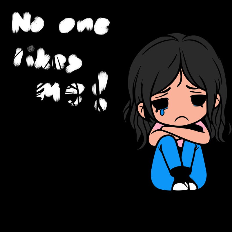 girl with depression