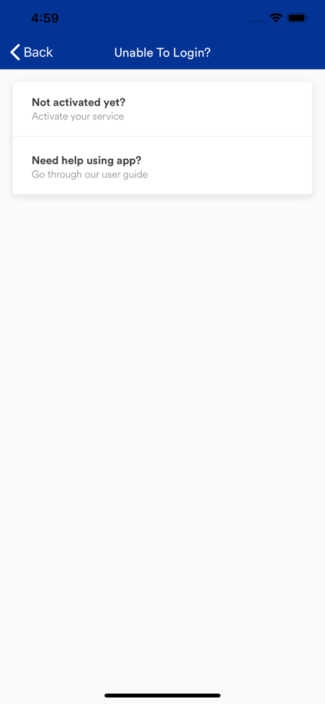 Excel Smart App Login-Support und Serviceaktivierungsoptionen