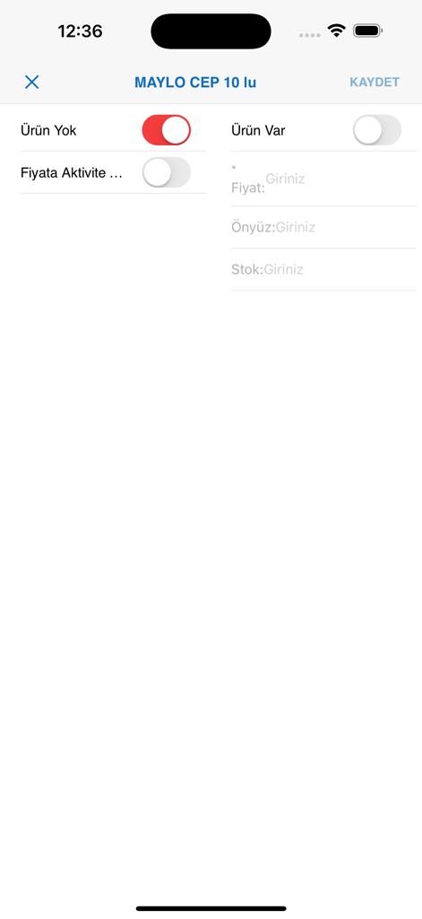 3S Merch Plus - Mobile app interface for reporting product availability and retail shelf status.