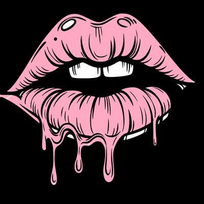 lips that look realistic and drip