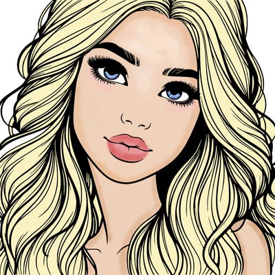 beautiful realistic girl