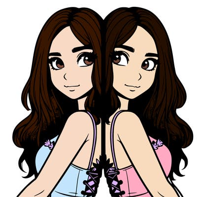 a realistic girl split