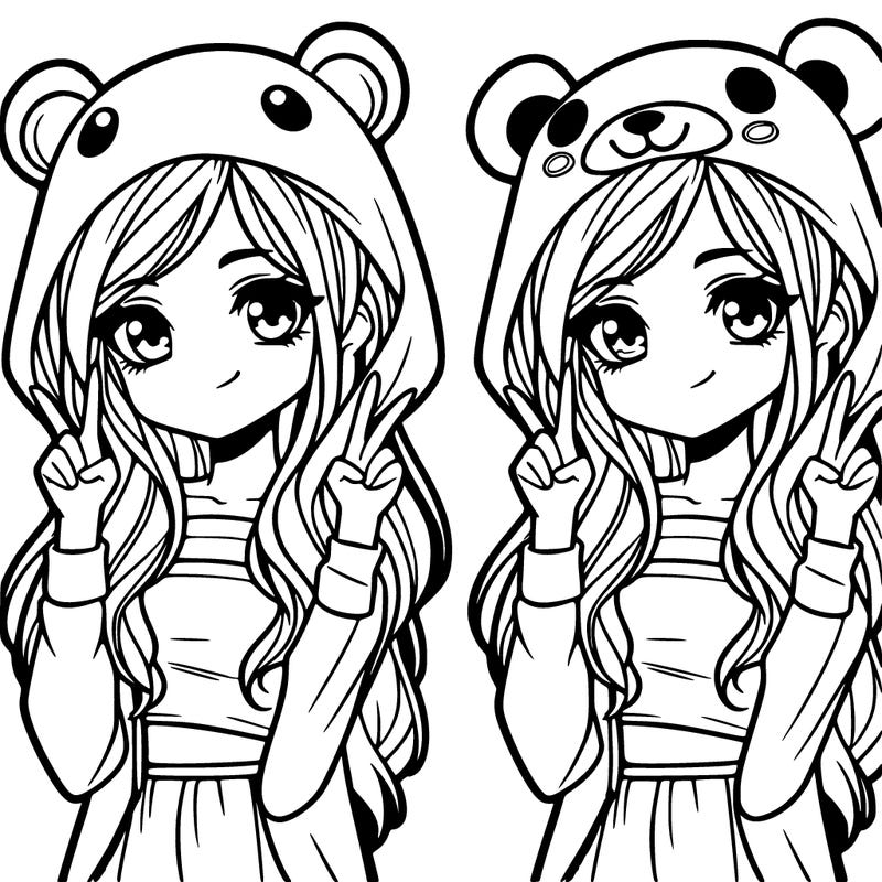 teen girl in animal costume