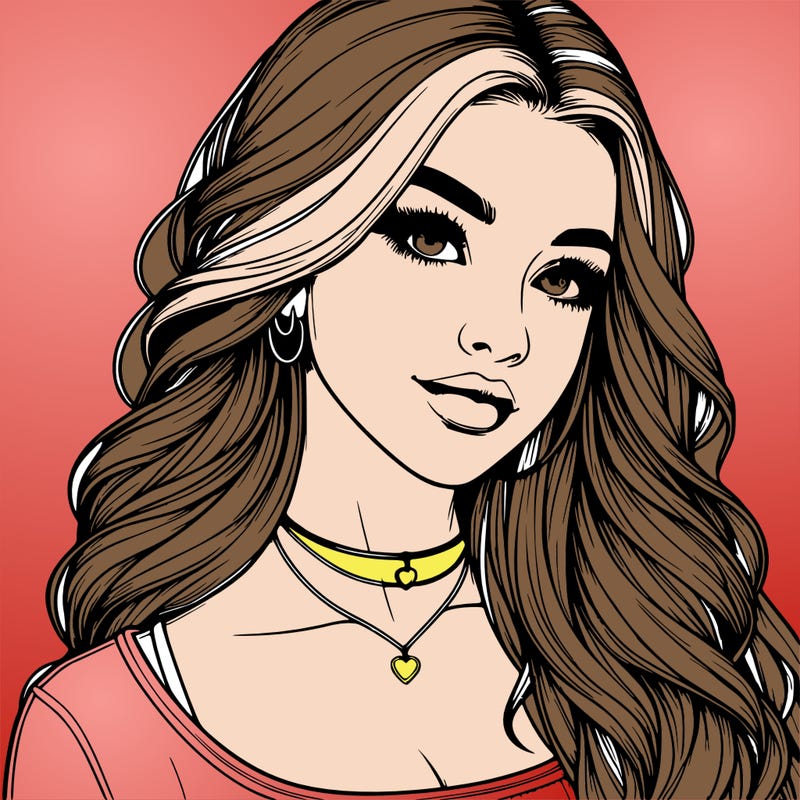 detailed realistic girl