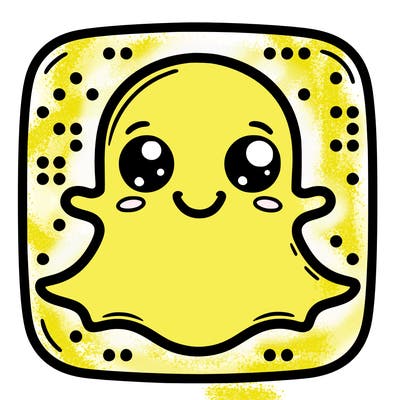 the real snapchat logo