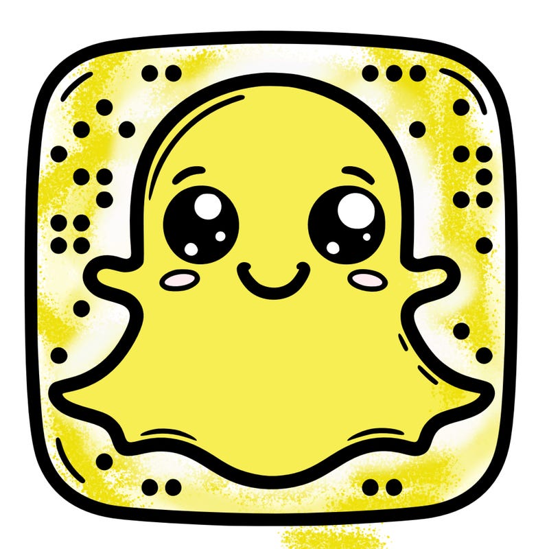 the real snapchat logo