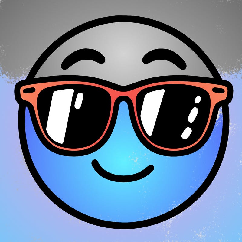 emoji with sunglasses