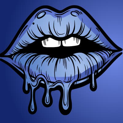 lips that look realistic and drip