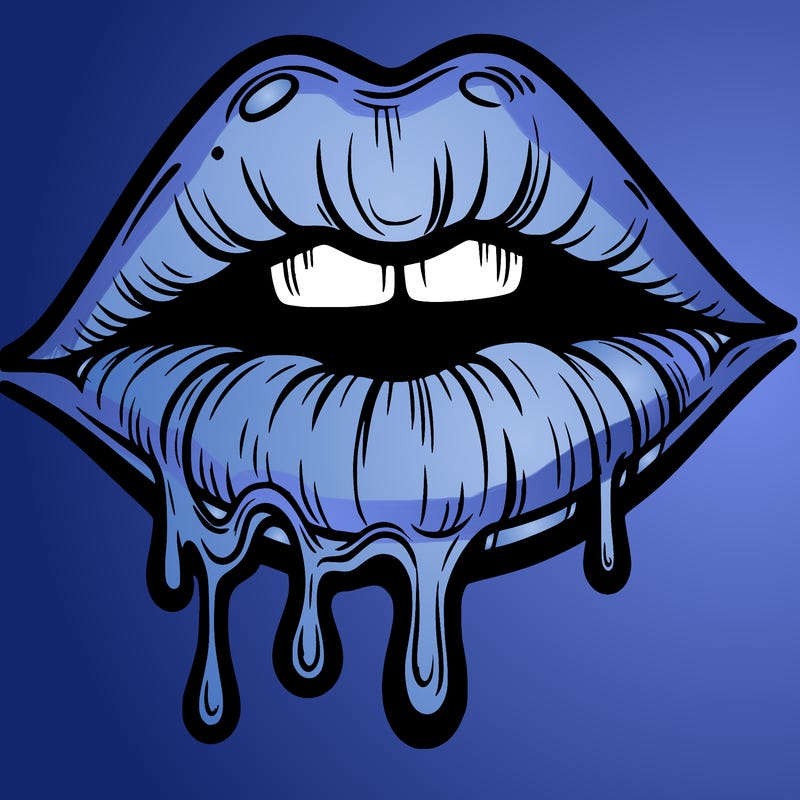 lips that look realistic and drip