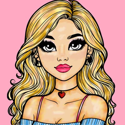 realistic pretty girl