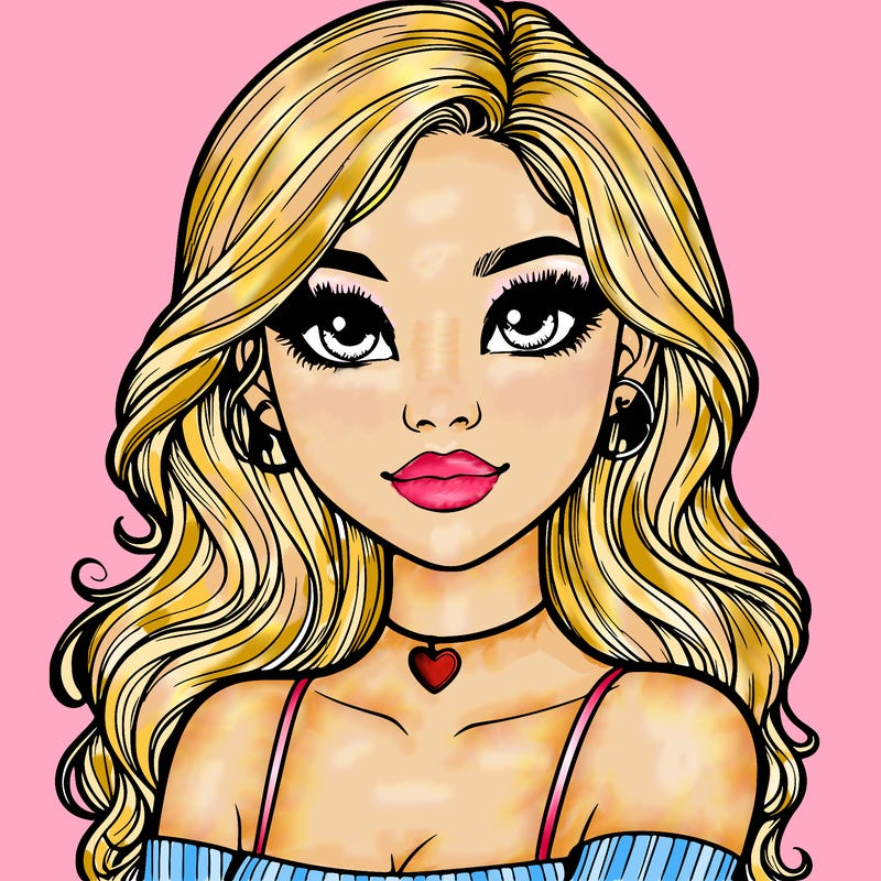 realistic pretty girl