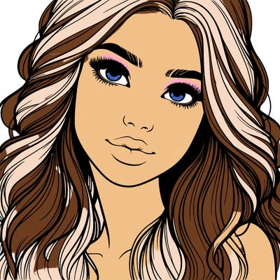 beautiful realistic girl