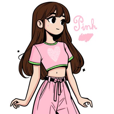 girl in a cute crop top