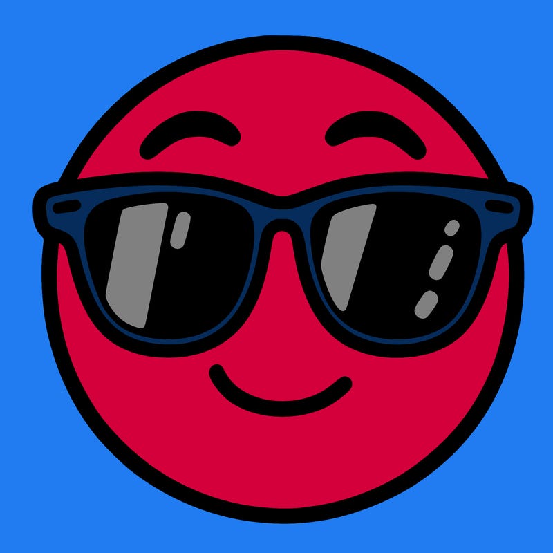 emoji with sunglasses